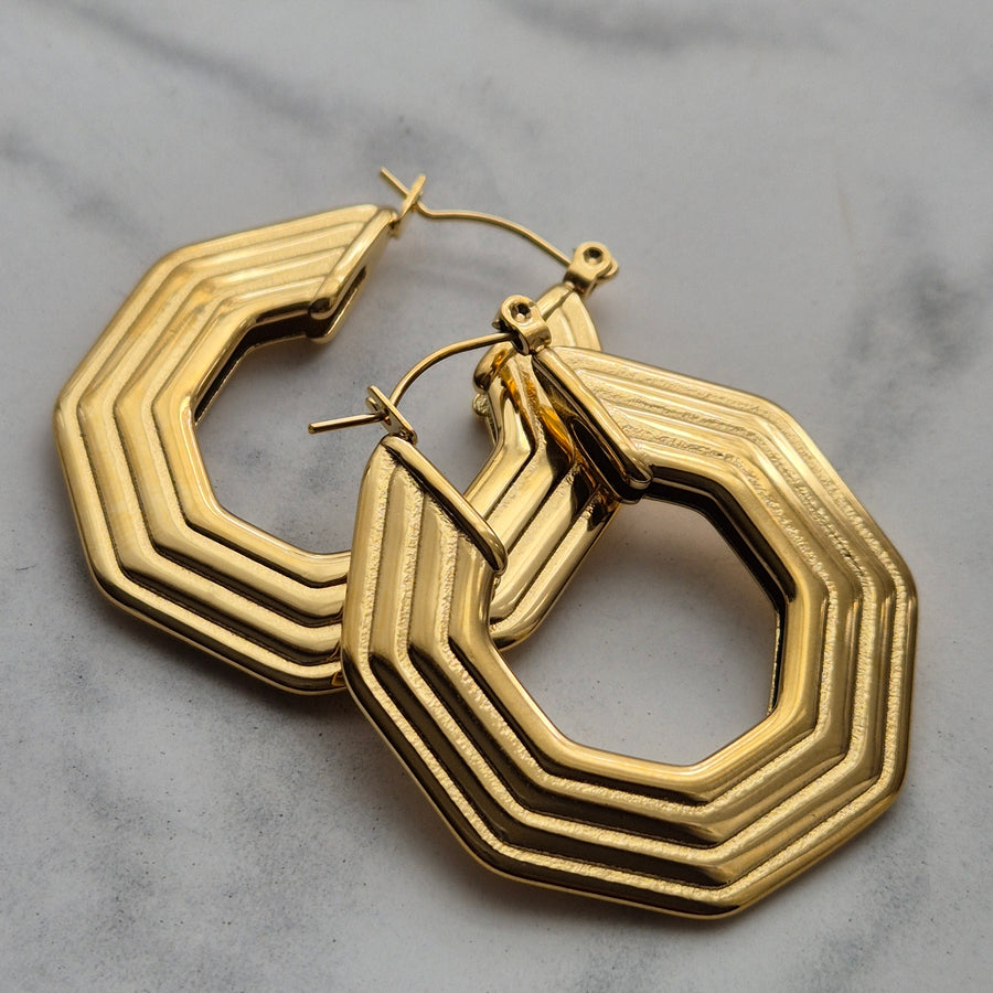 Desta Hoop Earrings