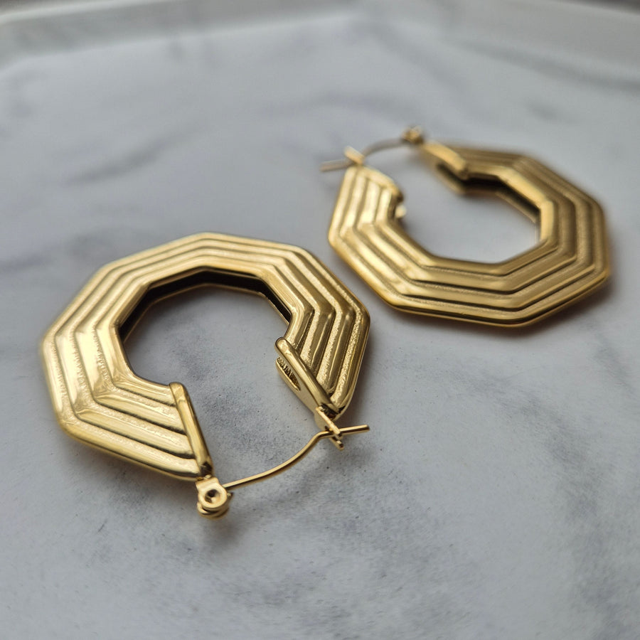 Desta Hoop Earrings