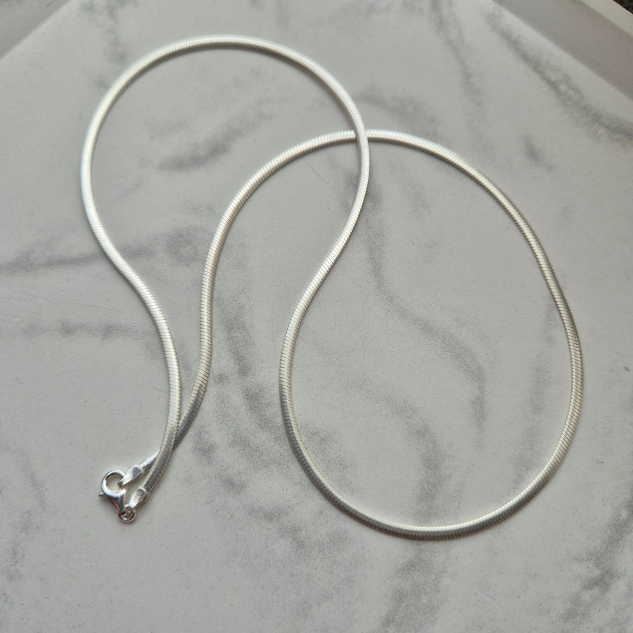 925 Sterling Silver 2.3mm Snake Chain