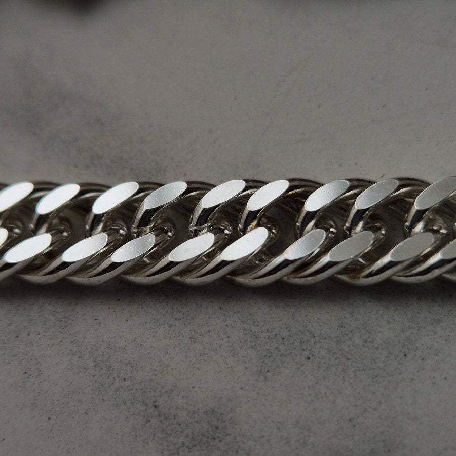 925 Sterling Silver 6.2mm Diamond Cut Cuban Link Chain