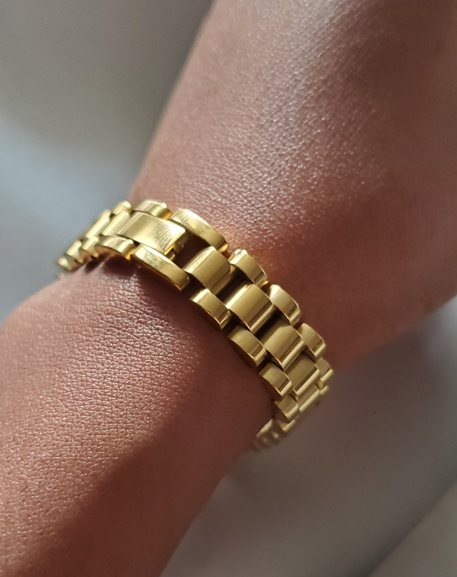 Chain Link Bracelet - Iṣura