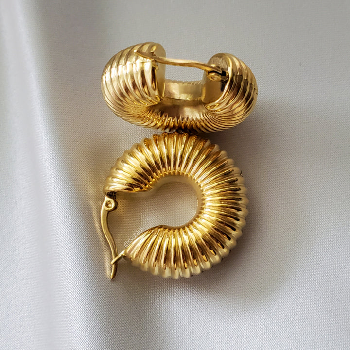 Imani Hoop Earrings - Iṣura